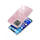 Apple iPhone 16 csillámos hátlap tok, rózsaszín