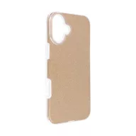 Apple iPhone 16 Plus csillámos hátlap tok, arany