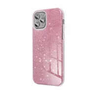 Apple iPhone 16 Plus csillámos hátlap tok, rózsaszín