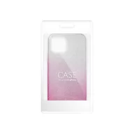   Apple iPhone 16 Pro Max csillámos hátlap tok, átlátszó/rózsaszín
