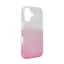 Apple iPhone 16 csillámos hátlap tok, átlátszó/rózsaszín
