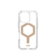   UAG Plyo Apple iPhone 16 Pro hátlap tok, ice/arany (átlátszó)