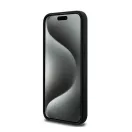 Karl Lagerfeld Silicone Karl & Choupette Ring Apple iPhone 15 Pro Max MagSafe kompatibilis tok, fekete KLHMP15XSCMKCRHK