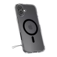   Spigen Ultra Hybrid MagFit iPhone 16 Plus tok, MagSafe, fekete ACS08076