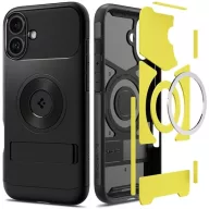   Spigen Slim Armor MagFit iPhone 16 tok, MagSafe, fekete ACS08227