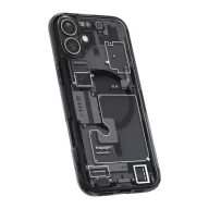   Spigen Ultra Hybrid MagFit Apple iPhone 16 tok, MagSafe, Zero One, fekete ACS08208