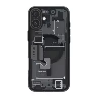   Spigen Ultra Hybrid MagFit Apple iPhone 16 tok, MagSafe, Zero One, fekete ACS08208