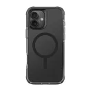 Uniq Combat Apple iPhone 16 MagSafe szilikon tok, karbon fekete