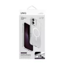 Uniq Lifepro Extreme Apple iPhone 16 Plus Magsafe szilikon tok, átlátszó/fehér