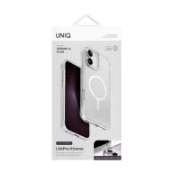   Uniq Lifepro Extreme Apple iPhone 16 Plus Magsafe szilikon tok, átlátszó/fehér