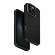   Uniq Keva Apple iPhone 16 Pro Magsafe hátlap tok kameravédő peremmel, karbon fekete