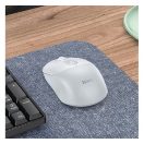 Hoco GM28 wireless vezetéknélküli egér, fehér/szürke