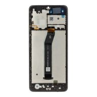   Xiaomi Redmi A3 gyári LCD kijelző kerettel, fekete (Service Pack)