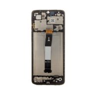   Xiaomi Redmi 12C gyári LCD kijelző kerettel, fekete (Service Pack)