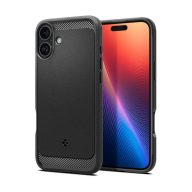   Spigen Rugged Armor MagFit Apple iPhone 16 tok, Matte Black, fekete ACS08214