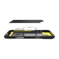   Spigen Rugged Armor MagFit Apple iPhone 16 tok, Matte Black, fekete ACS08214