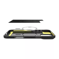   Spigen Rugged Armor MagFit Apple iPhone 16 Pro Max tok, Matte Black, fekete ACS07986