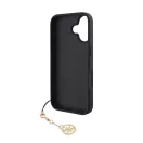 Guess 4G Charm Apple iPhone 16 Plus Tone on Tone hátlap tok, szürke