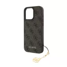 Guess 4G Charm Apple iPhone 16 Pro Max Tone on Tone hátlap tok, barna
