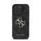 Guess PU 4G Metal Logo Apple iPhone 16 Pro hátlap tok, szürke