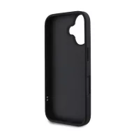   Karl Lagerfeld 3D Rubber Ikonik Apple iPhone 16 hátlap tok, fekete