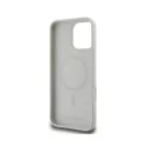 Karl Lagerfeld Liquid Silicone K&CH Heads Apple iPhone 16 Pro Magsafe kompatibilis hátlap tok, bézs