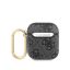 Guess 4G Script PC/PU Apple AirPods 1/2 hátlap tok, fekete