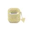 Guess Rhinestones Triangle Metal Logo Apple AirPods 1/2 tok, arany