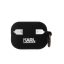 Karl Lagerfeld 3D Logo NFT Karl and Choupette Silicone Apple AirPods Pro 2 tok, fekete