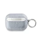 Karl Lagerfeld PU Embossed Karl Head Apple AirPods Pro 2 tok, ezüst
