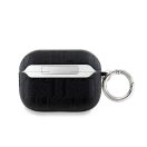 Karl Lagerfeld PU Embossed Karl Head Apple AirPods Pro 2 tok, fekete