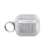 Karl Lagerfeld PU Embossed Karl and Choupette Heads Apple AirPods 3 tok, ezüst