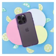   Matrix Apple iPhone 14 Pro hátlap tok kameravédő peremmel, lila