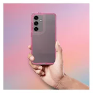   Matrix Apple iPhone 14 Pro hátlap tok kameravédő peremmel, rózsaszín