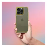   Matrix Apple iPhone 14 Pro hátlap tok kameravédő peremmel, sárga