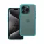 Matrix Apple iPhone 15 Pro Max hátlap tok kameravédő peremmel, zöld/menta