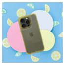 Matrix Apple iPhone 16 Plus hátlap tok kameravédő peremmel, sárga