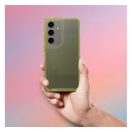 Matrix Samsung Galaxy A25 5G hátlap tok kameravédő peremmel, sárga