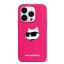 Karl Lagerfeld Silicone Choupette Head Print Apple iPhone 16 MagSafe kompatibilis tok KLHMP16SSCHPPLF