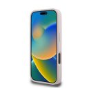 Karl Lagerfeld Quilted Signature Apple iPhone 16 Pro Max hátlap tok, rózsaszín KLHCP16XPQDSMGP