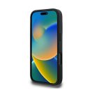 Karl Lagerfeld Quilted Signature Apple iPhone 16 Pro hátlap tok, fekete KLHCP16LPQDSMGK