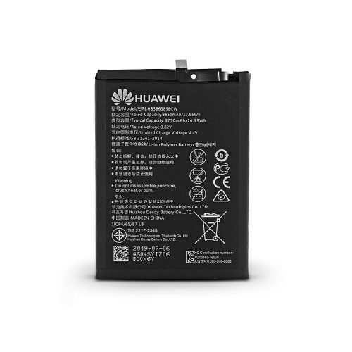Huawei Mate 20 Lite/P10 Plus gyári akkumulátor - Li-ion Polymer 3750 mAh - HB386589ECW (ECO csomagolás)