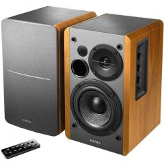   Hangszóró szett, 2.0, 2 x 21W, Bluetooth, Optikai kimenet, Koaxiális csatlakozó, Line in, Edifier Airpulse R1280DB, barna