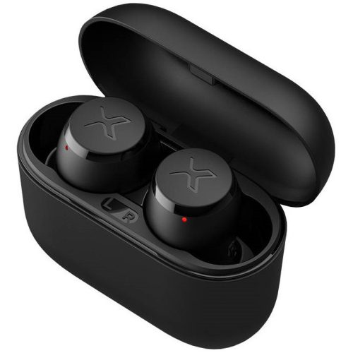 Bluetooth sztereó fülhallgató, v5.0, TWS, töltőtok, érintés vezérlés, zajszűrővel, vízálló, Edifier X3, fekete