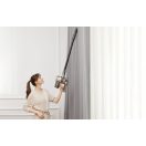 Álló porszívó, vezeték nélküli, száraz takarításhoz, kézi porszívóval, 550 W teljesítmény, LED-es kijelző, LED-es világítással, Dreame T30, szürke