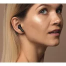 Bluetooth sztereó fülhallgató, v5.1, TWS, töltőtok, érintés vezérlés, zajszűrővel, vízálló, játékosoknak ajánlott, Edifier X2, fekete