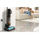 Álló porszívó, vezeték nélküli, nedves és száraz takarításhoz, kézi porszívóval, 300 W teljesítmény, öntisztító funkció, LED-es kijelző, Dreame M12, fekete