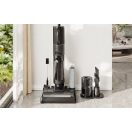 Álló porszívó, vezeték nélküli, nedves és száraz takarításhoz, kézi porszívóval, 300 W teljesítmény, öntisztító funkció, LED-es kijelző, Dreame M12, fekete