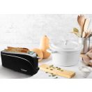 Elektromos kenyérpiritó, 1300 W teljesítmény, Techwood TRA-608, fekete