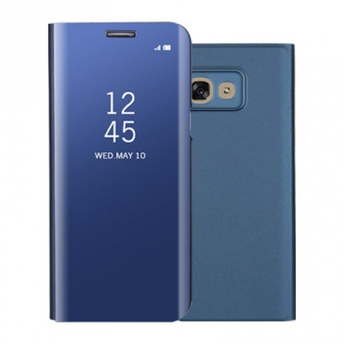 Samsung Galaxy A20e SM-A202F, Oldalra nyíló tok, hívás mutatóval, Smart View Cover, kék (utángyártott)